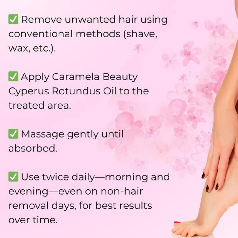 Cyperus Rotundus Oil for Natural Hair Reduction - Image 7